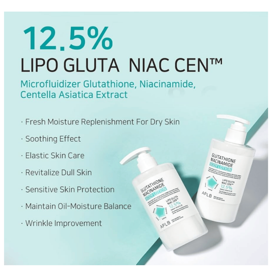 APLB Glutathione Niacinamide Body Lotion & Body Wash Set