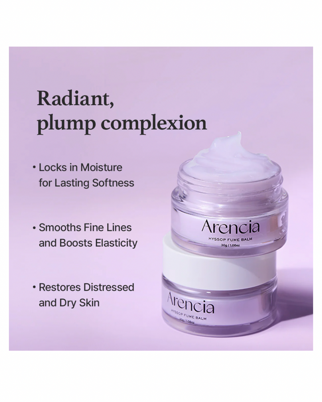 Arencia Deep Water Surge Serum, Hyaluronic Acid, PDRN & Ceramide + Fume Balm Set