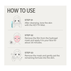 KEYTH LUCY PDRN GLOW COLLAGEN HYDROGEL MASK 4EA