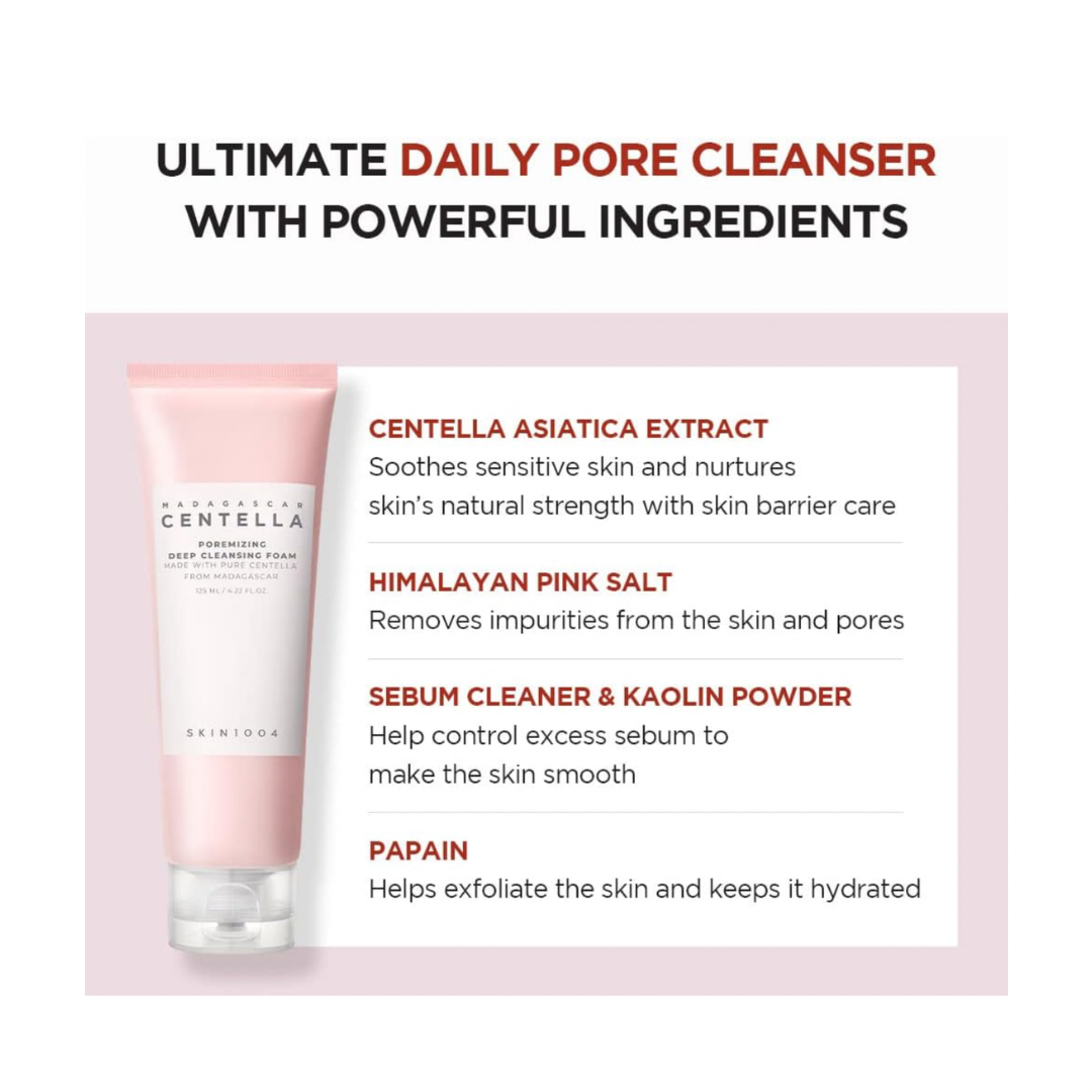 Madagascar Centella Poremizing Deep Cleansing Foam