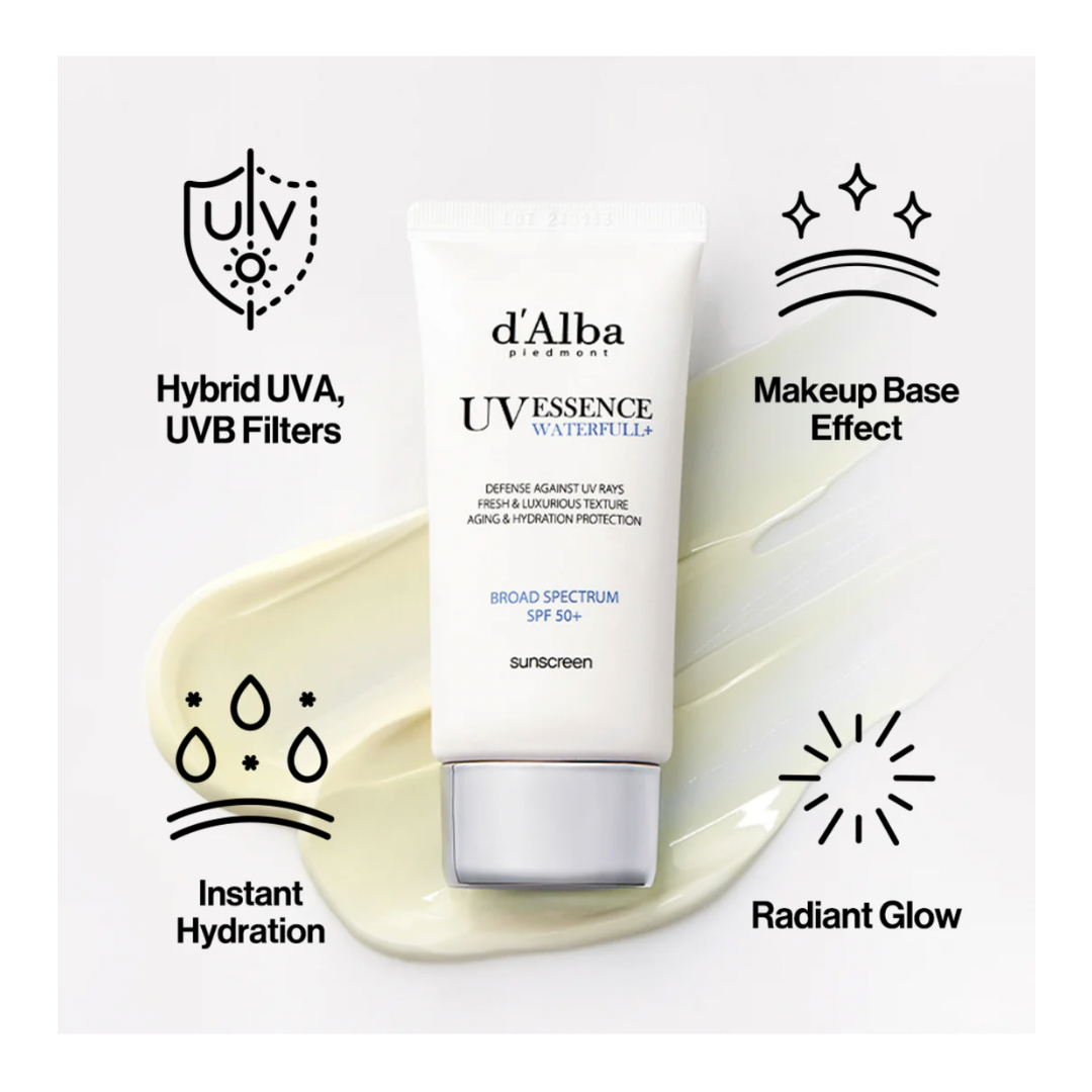 d’Alba Waterfull Essence Sunscreen SPF50+