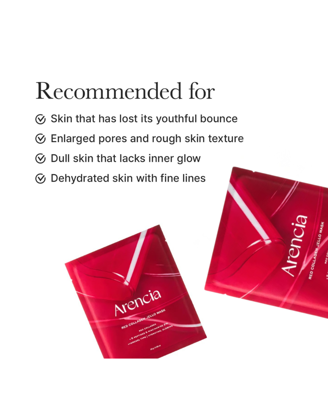 Arencia Red Collagen Jello Mask