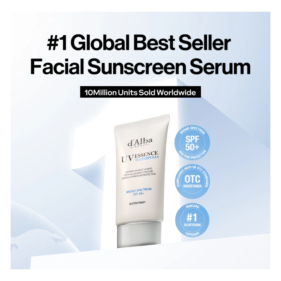 d’Alba Waterfull Essence Sunscreen SPF50+