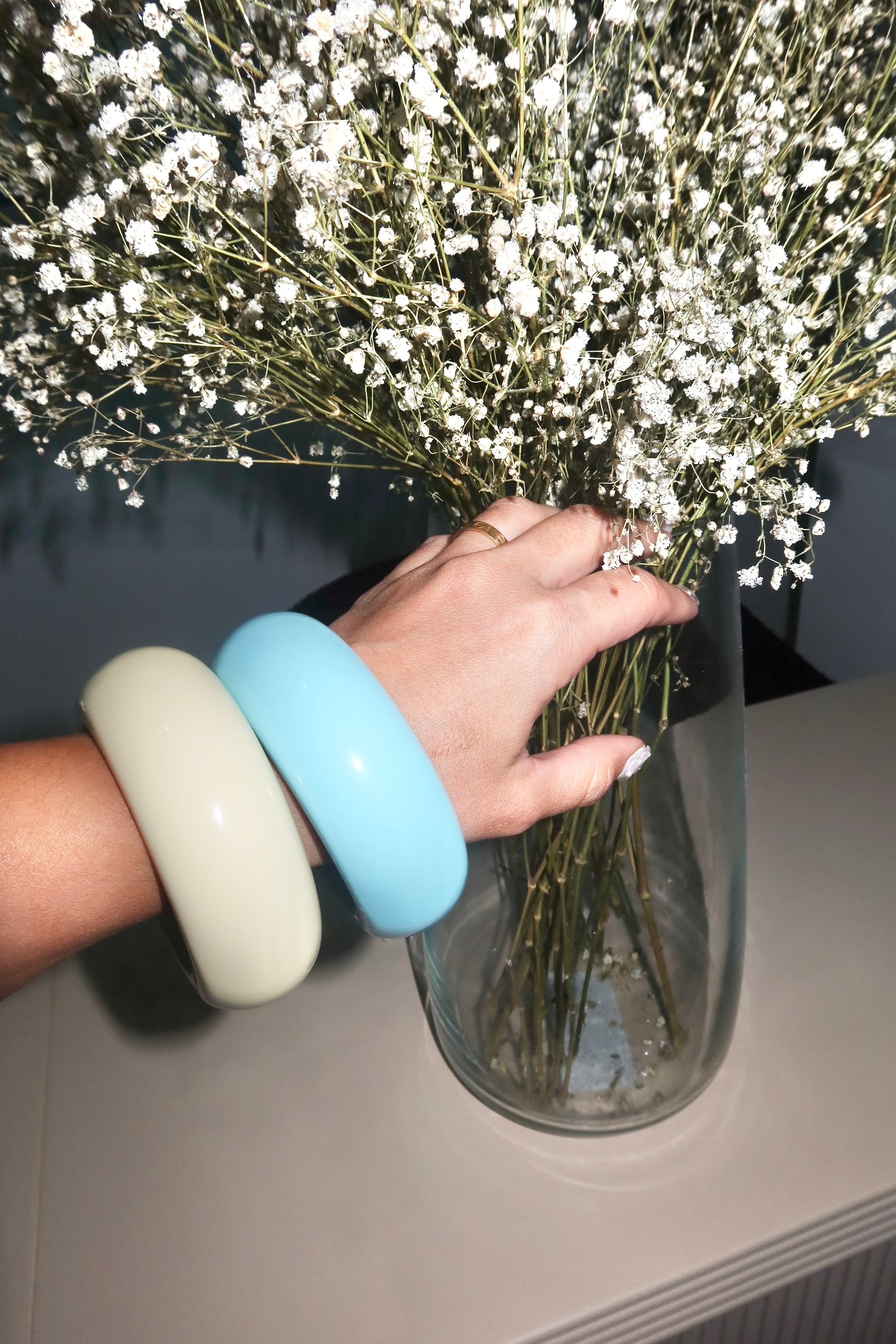 Yellow & Blue Bracelet Duo