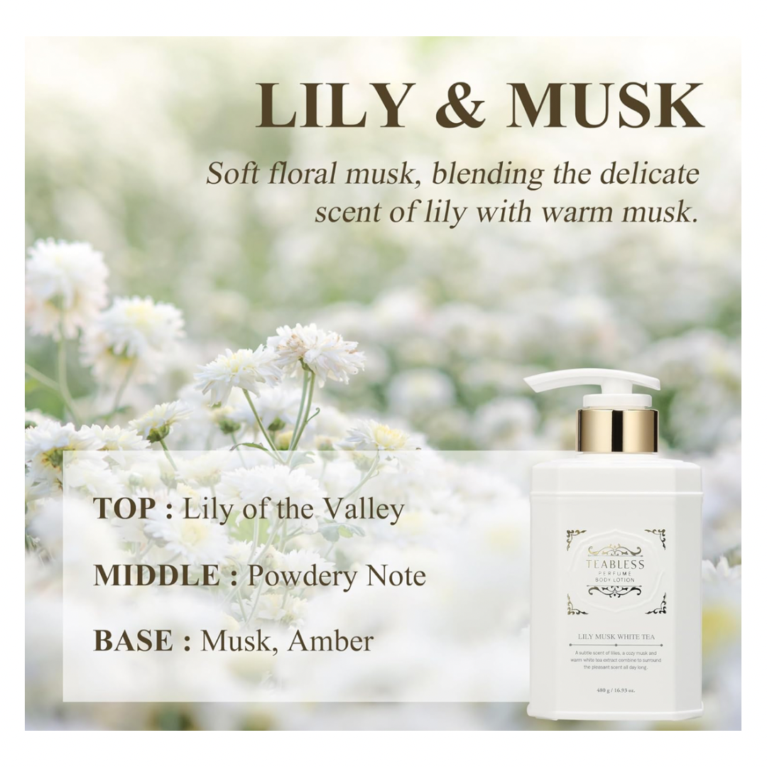 TEABLESS Lily Musk White Tea Perfumed Body Wash