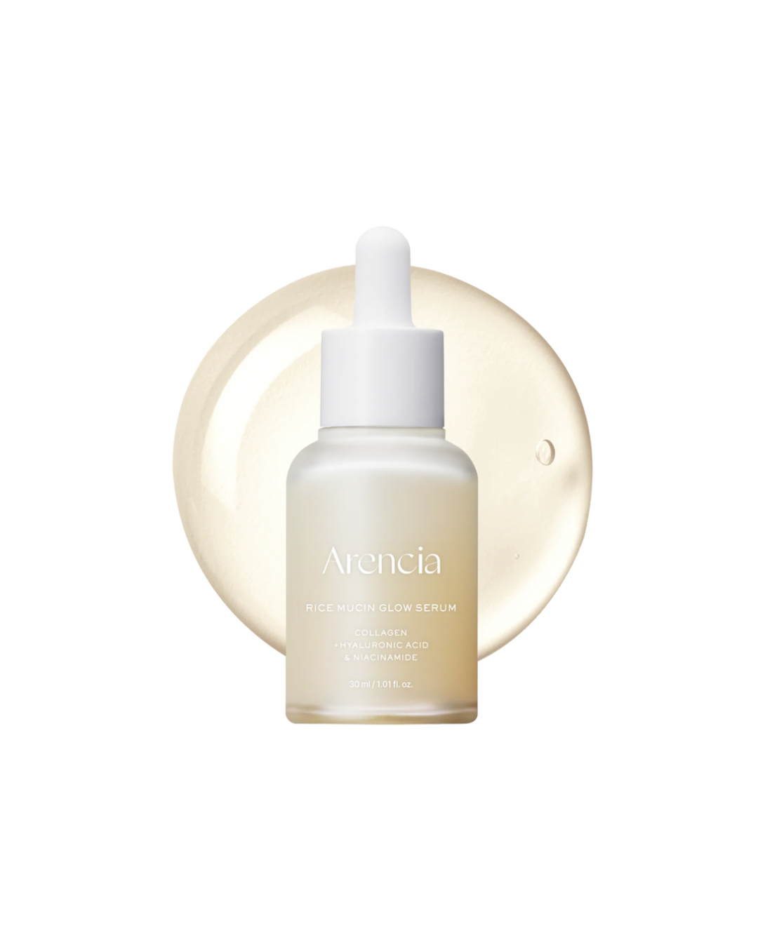 Arencia Rice Mucin Glow Serum, Collagen, Hyaluronic Acid & Niacinamide + Fume Balm Set