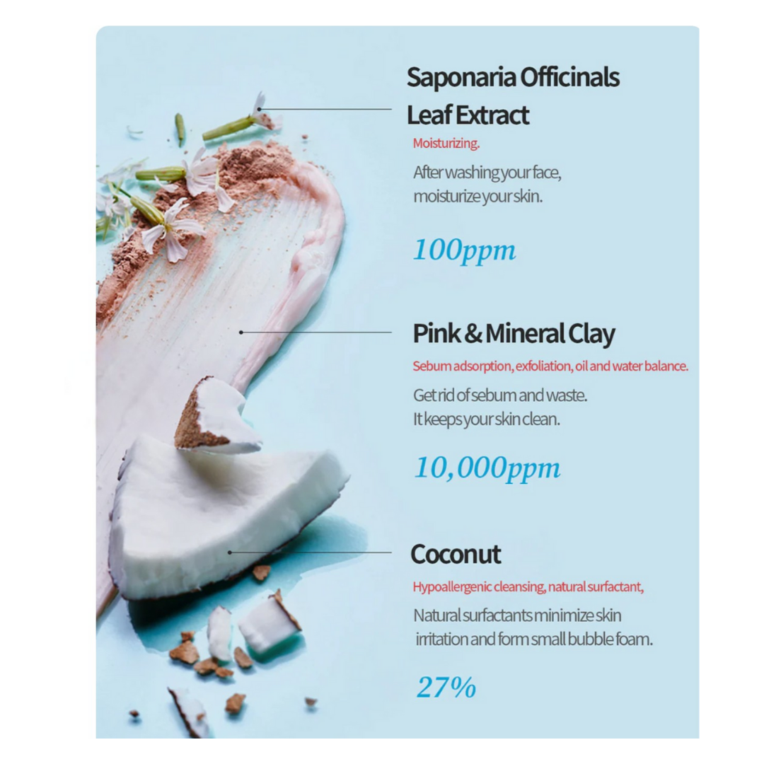 TOCOBO Coconut Clay Cleansing Foam