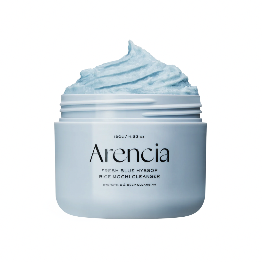 Arencia Blue Hyssop Rice Mochi Cleanser