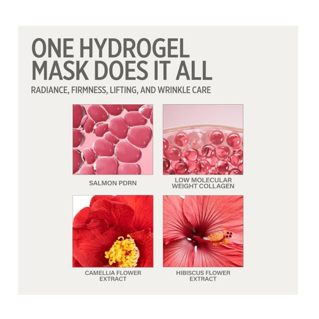 KEYTH LUCY PDRN GLOW COLLAGEN HYDROGEL MASK 4EA