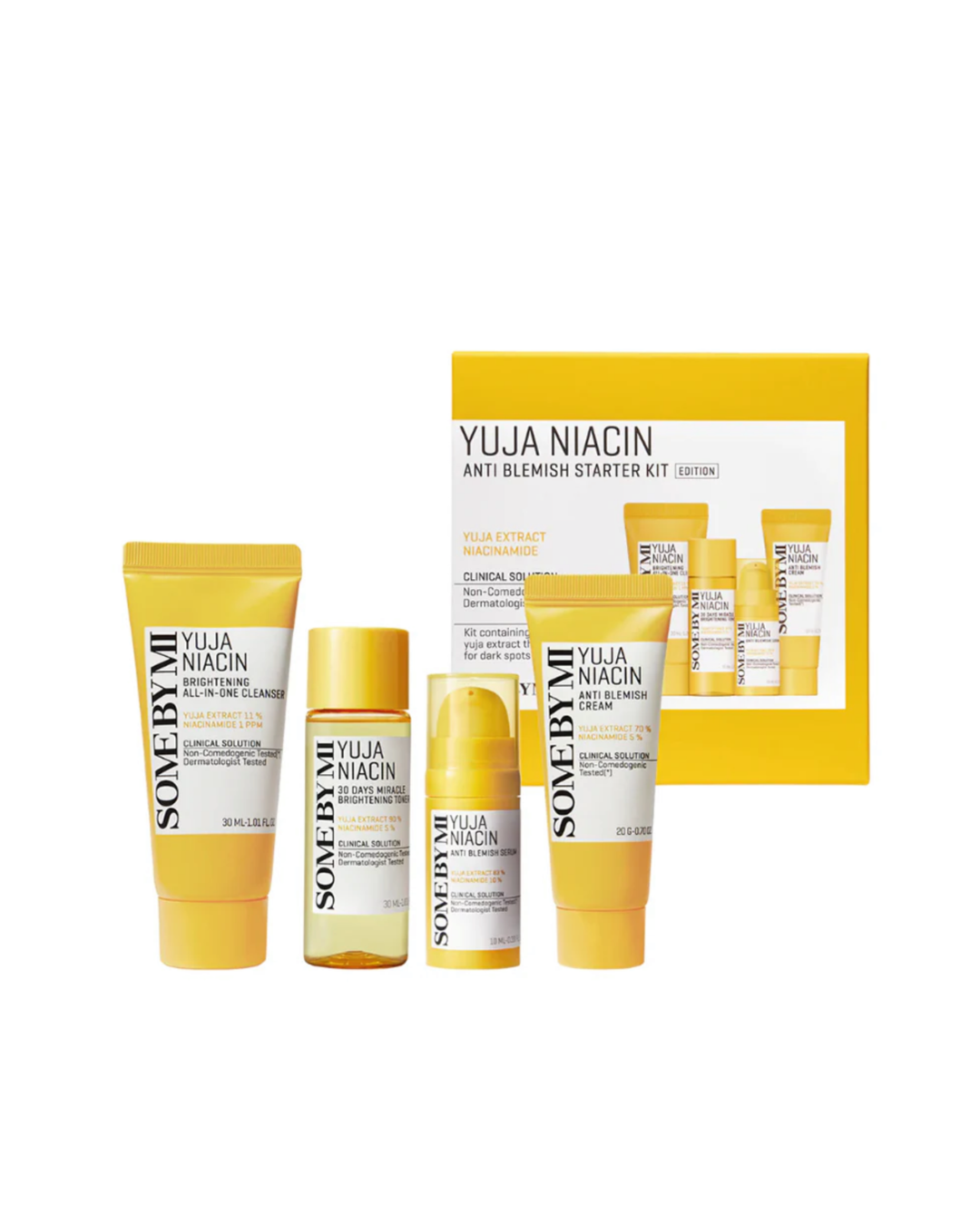 SomeByMi Yuja Niacin Anti Blemish Starter Kit