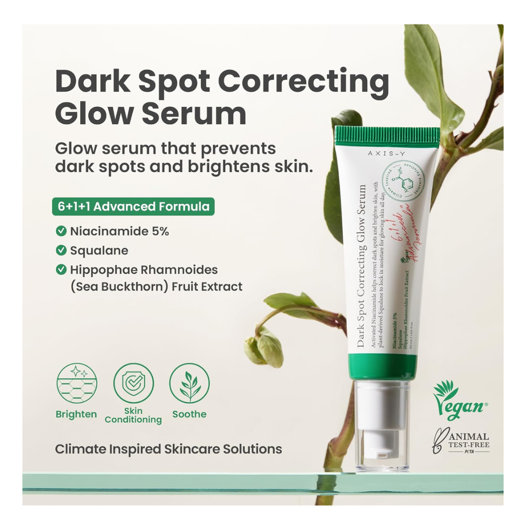 Axis-Y Dark Spot Correcting Glow Serum, Glow Cream & Eye Serum