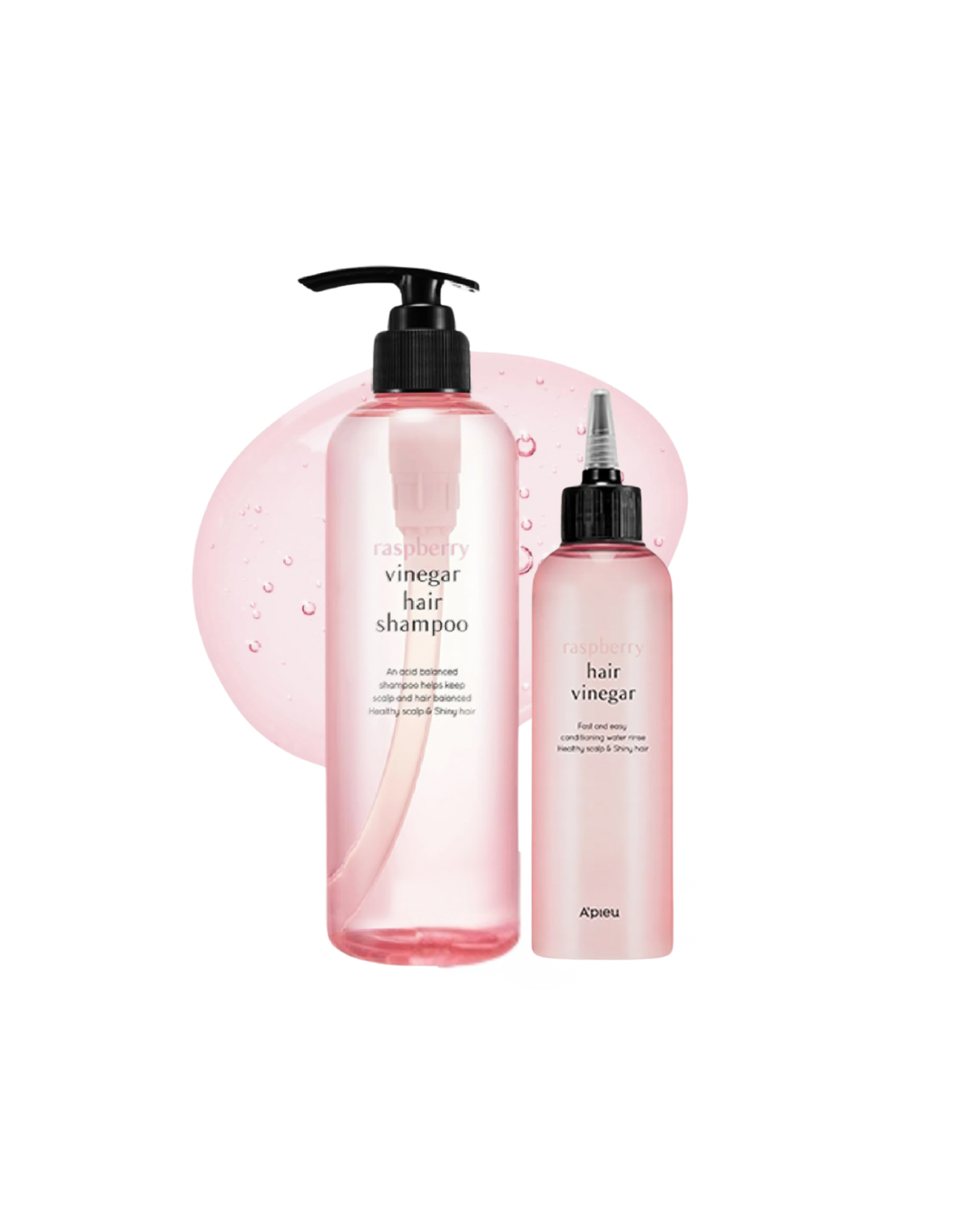 A’pieu Raspberry Hair Vinegar Shampoo Set
