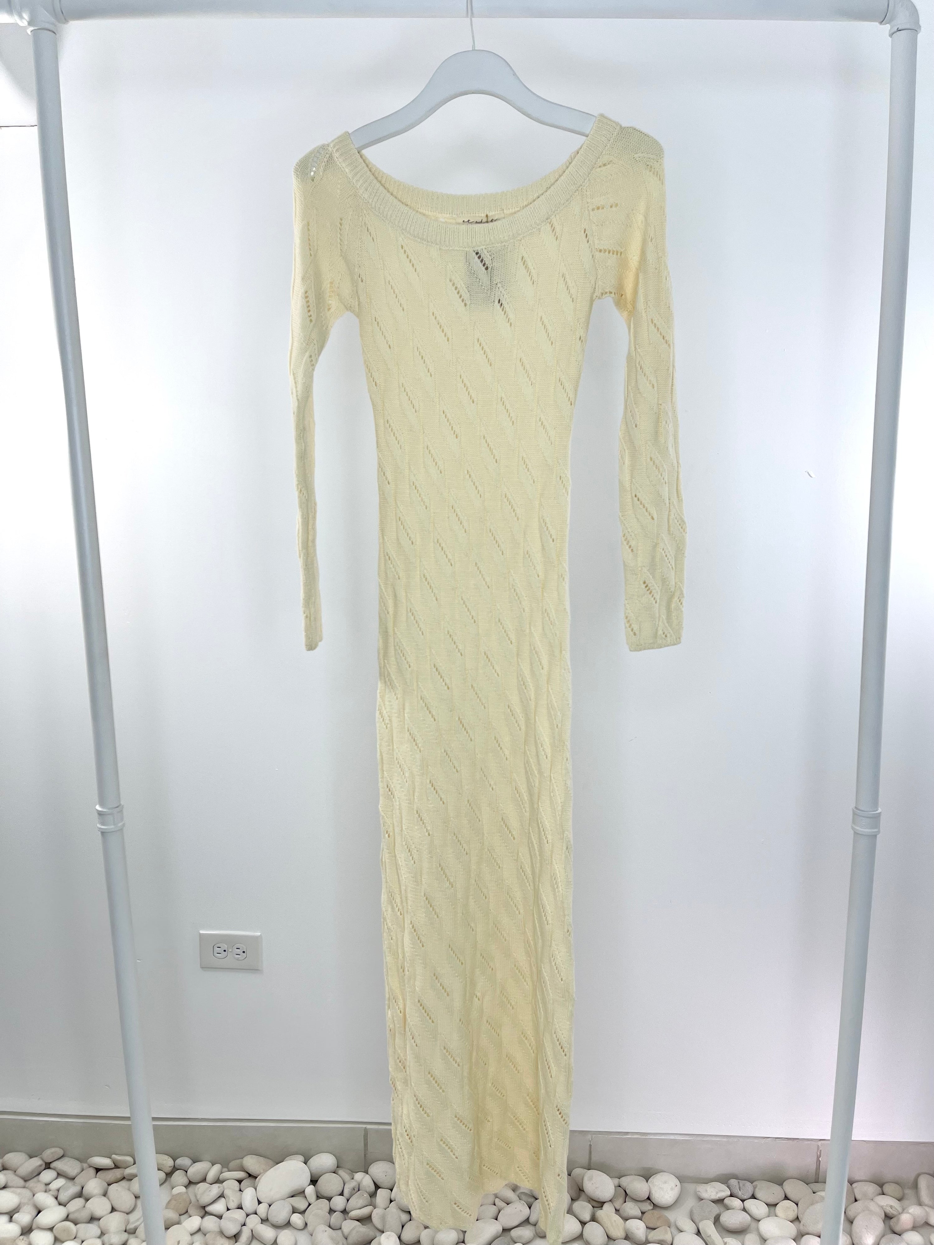 Aire Cream Dress