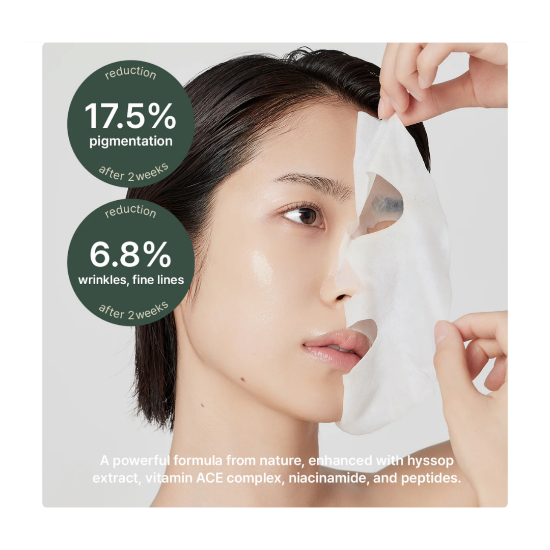 Arencia Holy Hyssop Sheet Mask, 2 Pack
