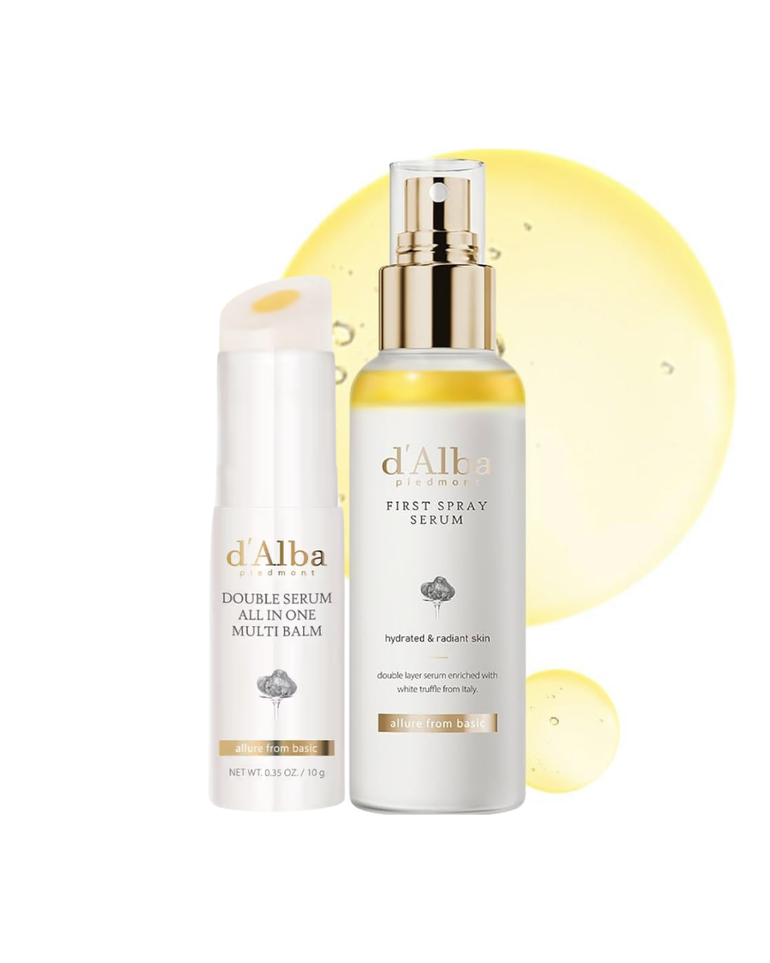 d’Alba Double Serum All In One Multi Balm & First Spray Set