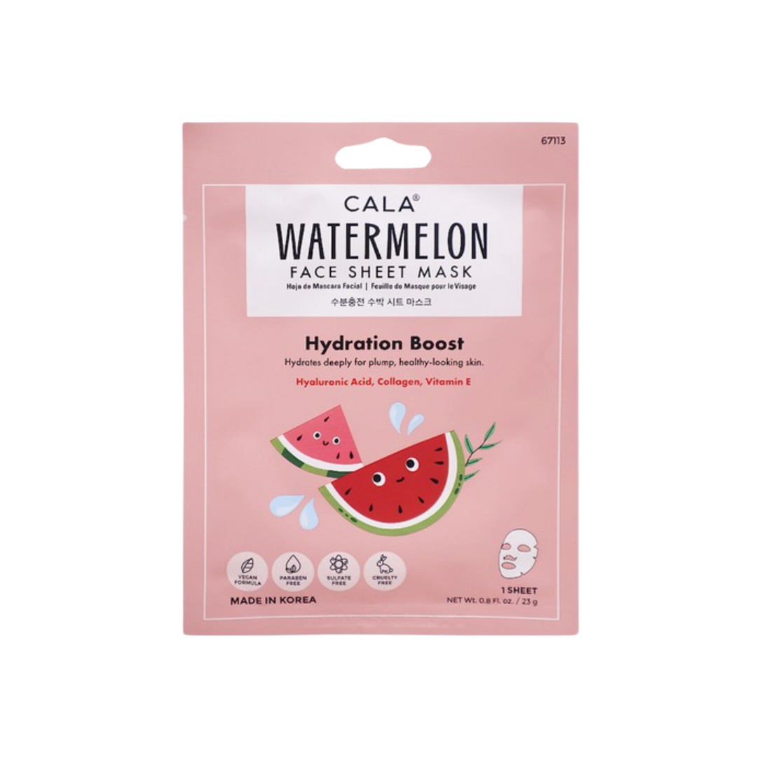 CALA Watermelon Face Sheet Mask pack-5