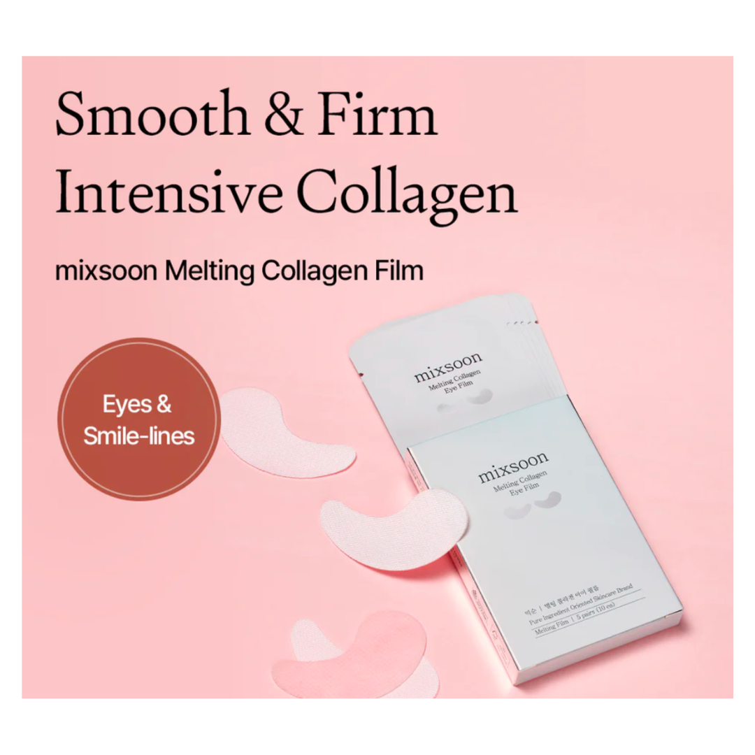 Mixsoon Calming Boosting Mist + Melting Collagen Eye Film & Neck-Forehead Film Kit