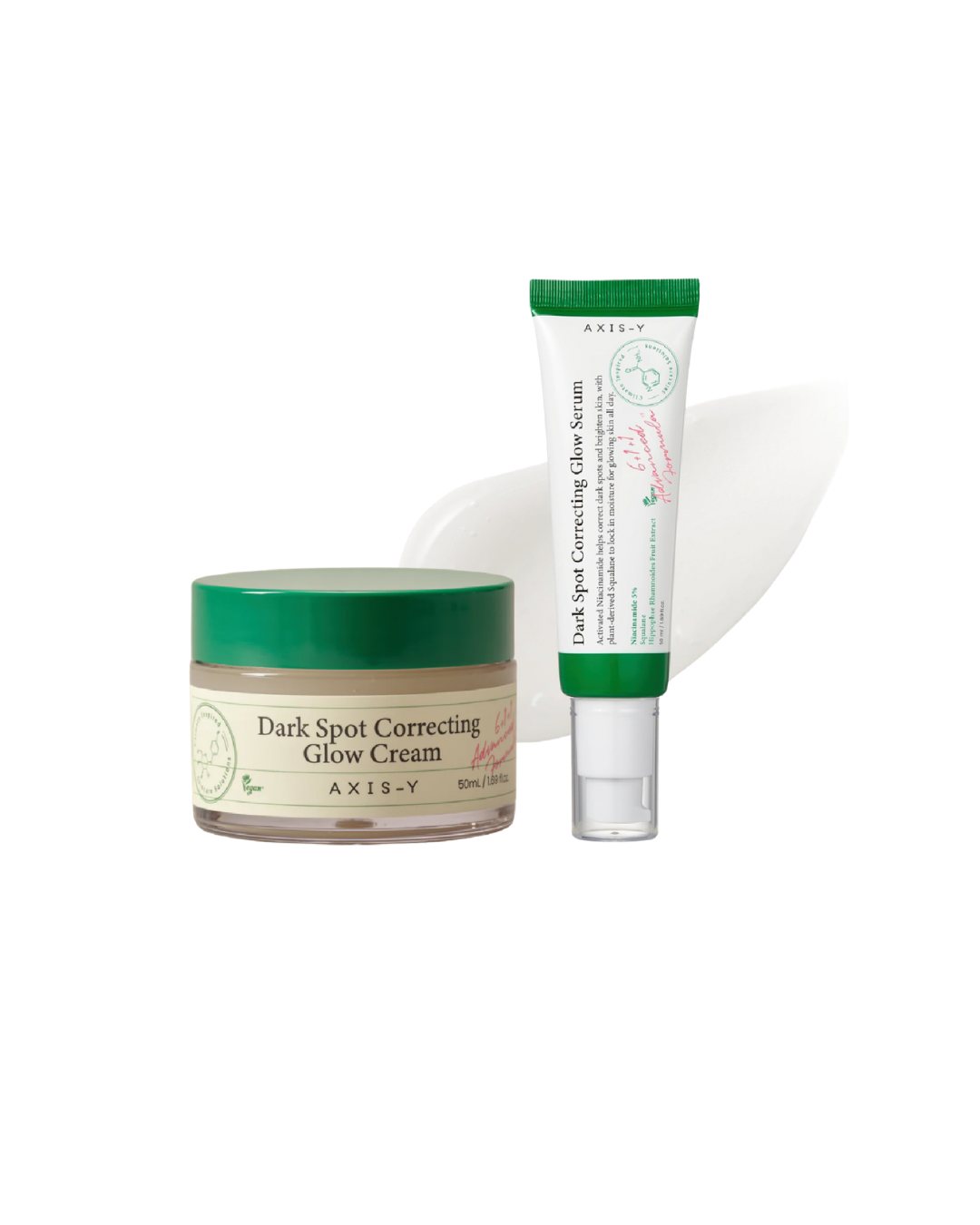 Axis-Y Dark Spot Correcting Glow Serum & Glow Cream