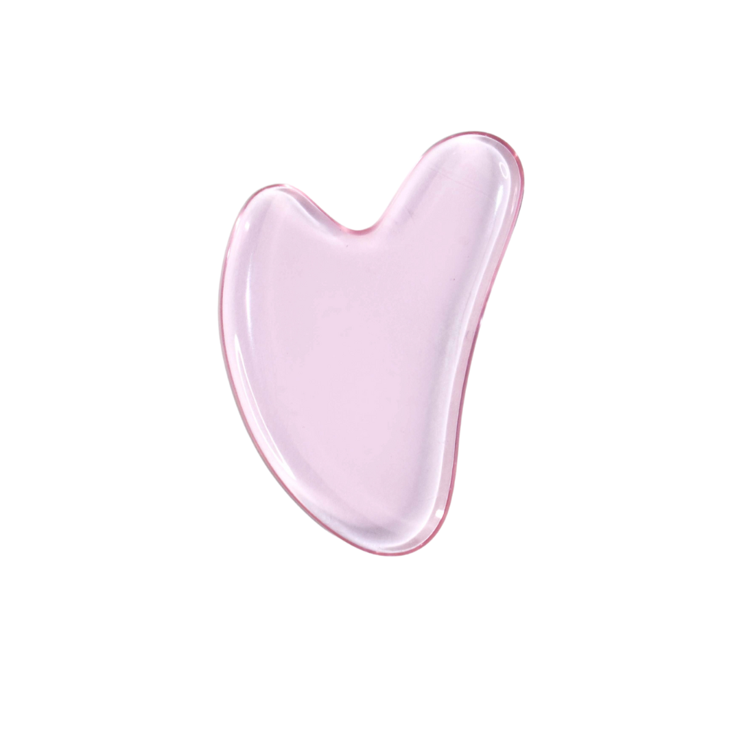 Clear Pink Quartz Gua Sha