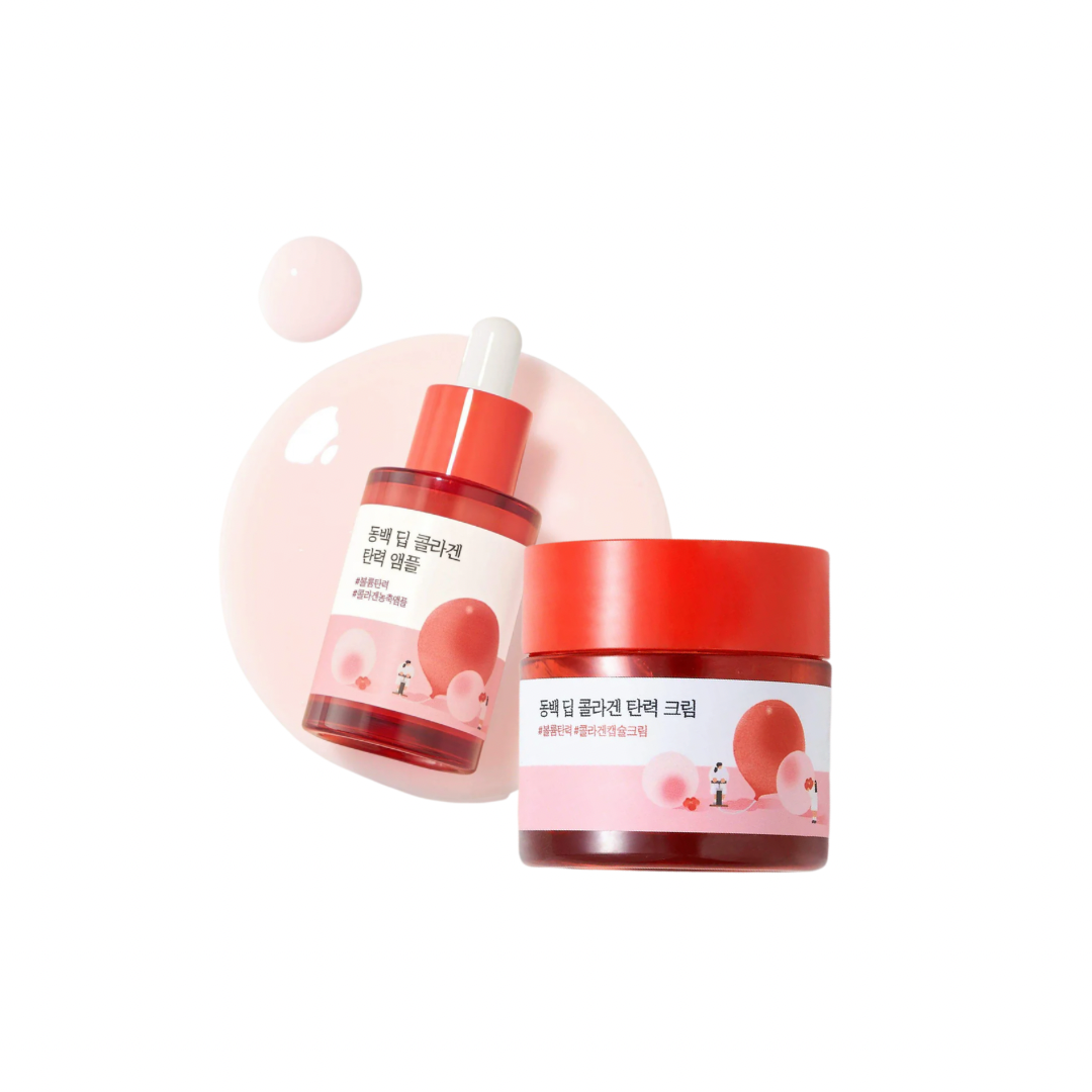 Round Lab Camellia Deep Collagen Firming Serum & Cream