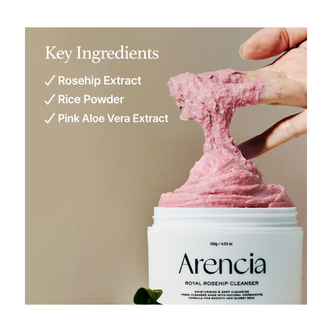 Arencia Fresh Rosehip Mochi Cleanser