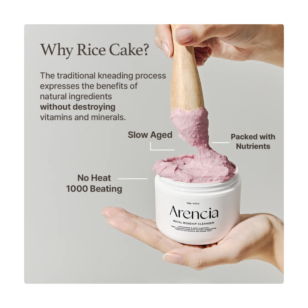 Arencia Fresh Rosehip Mochi Cleanser